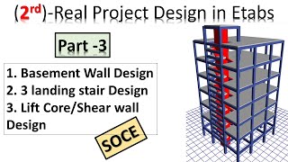 3. Complete Building Design In Etabs 2019 | Real Project Design | Define Section And Grid System