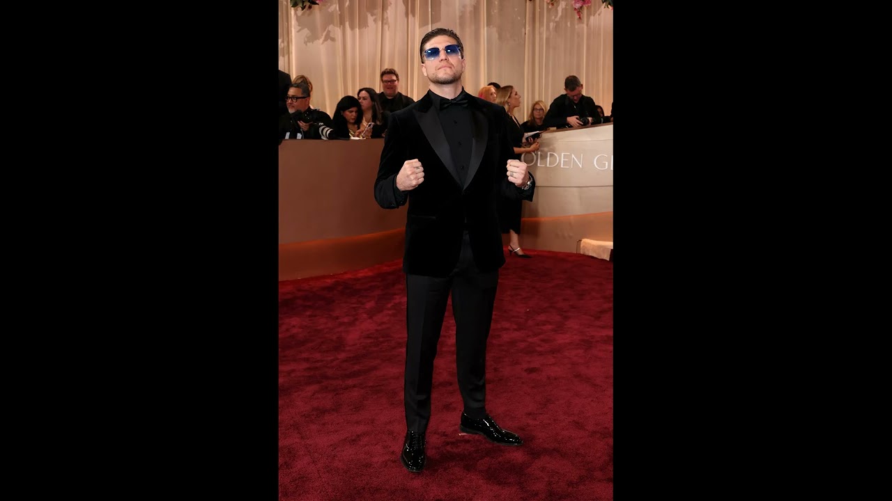 Golden Globes Chaos: UFC Star Reacts to Bizarre Red Carpet Moment!