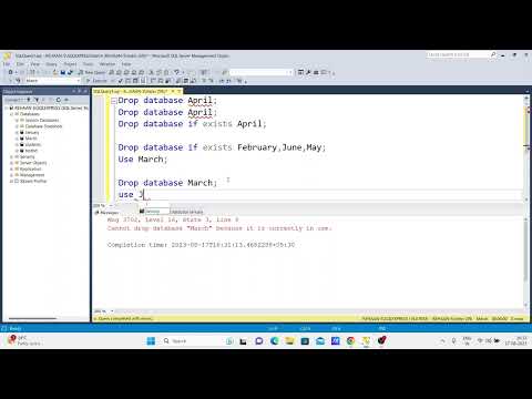 How to Drop Database in MS SQL Server  -  Database Delete -  Microsoft SQL Server