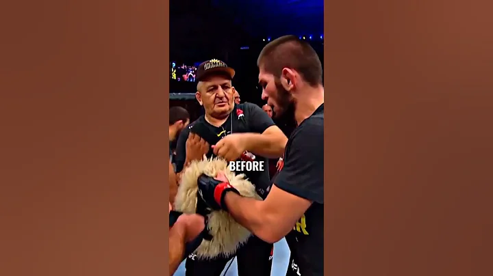 Heart breaking movement 😔| khabib with his father and after #khabibnurmagomedov #motivation #sad