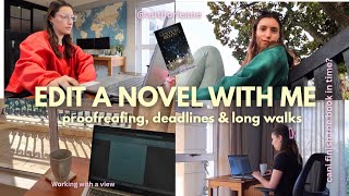 EDIT A NOVEL WITH ME | proofreading, deadlines & client projects