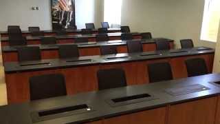 Cool computer lab tables at LA Tech