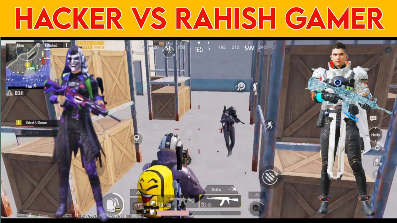 Hacker vs Rahish Gamer || I killed a hacker in bgmi || BGMI hacker in my lobby 