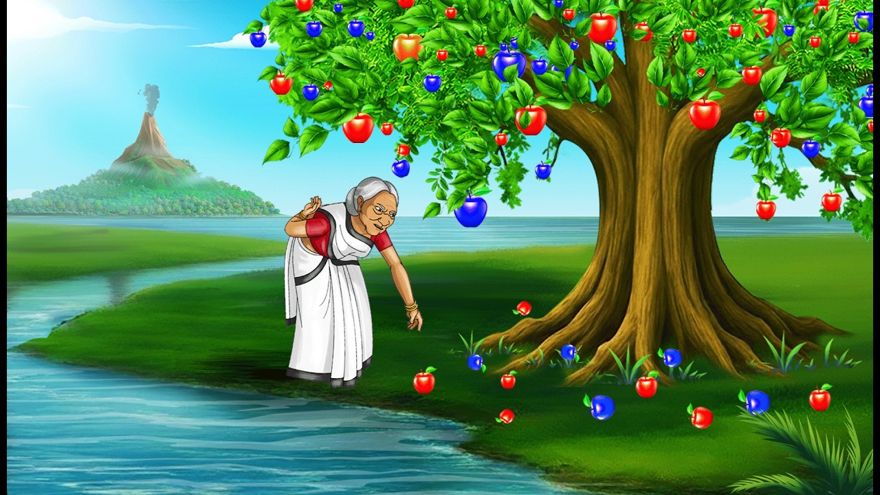 बुढ़िया का विदेशी फलों का पेड़ | Budhiya ka Videshi Falon ka Ped | Hindi Kahani | Cartoon Story