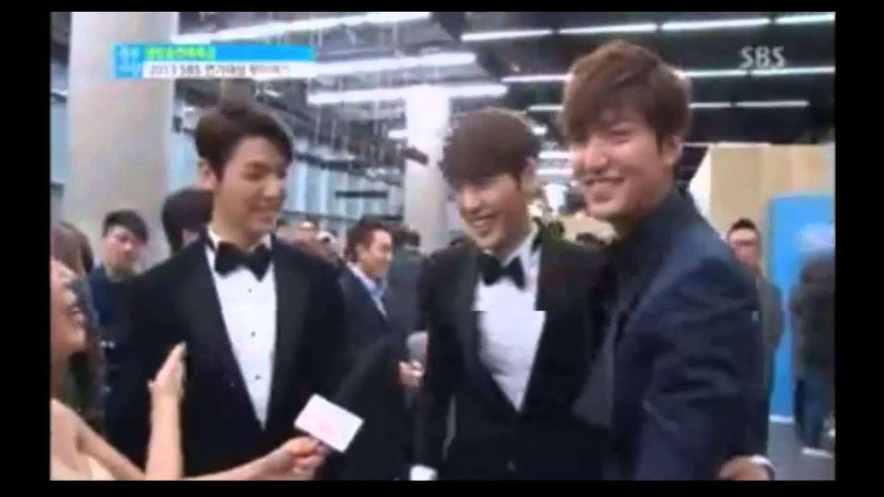 Kim Woo Bin and Lee Min Ho are such good friends to each other - YouTube