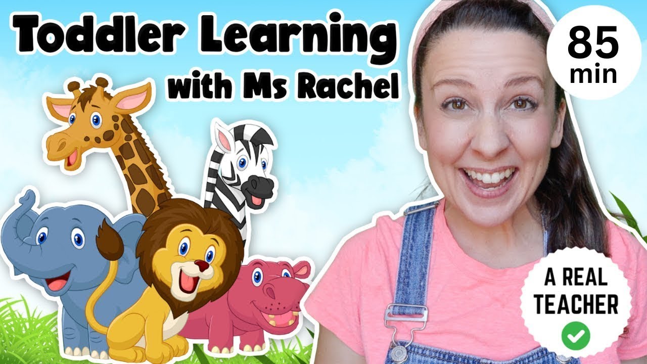 Preschool & Toddler Learning Video with Ms Rachel - Learn Shapes, Letters, Numbers, Colors & More