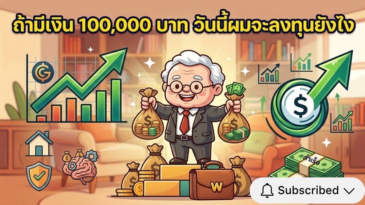 ถ้ามีเงิน 100,000 บาท วันนี้ผมจะลงทุนยังไง