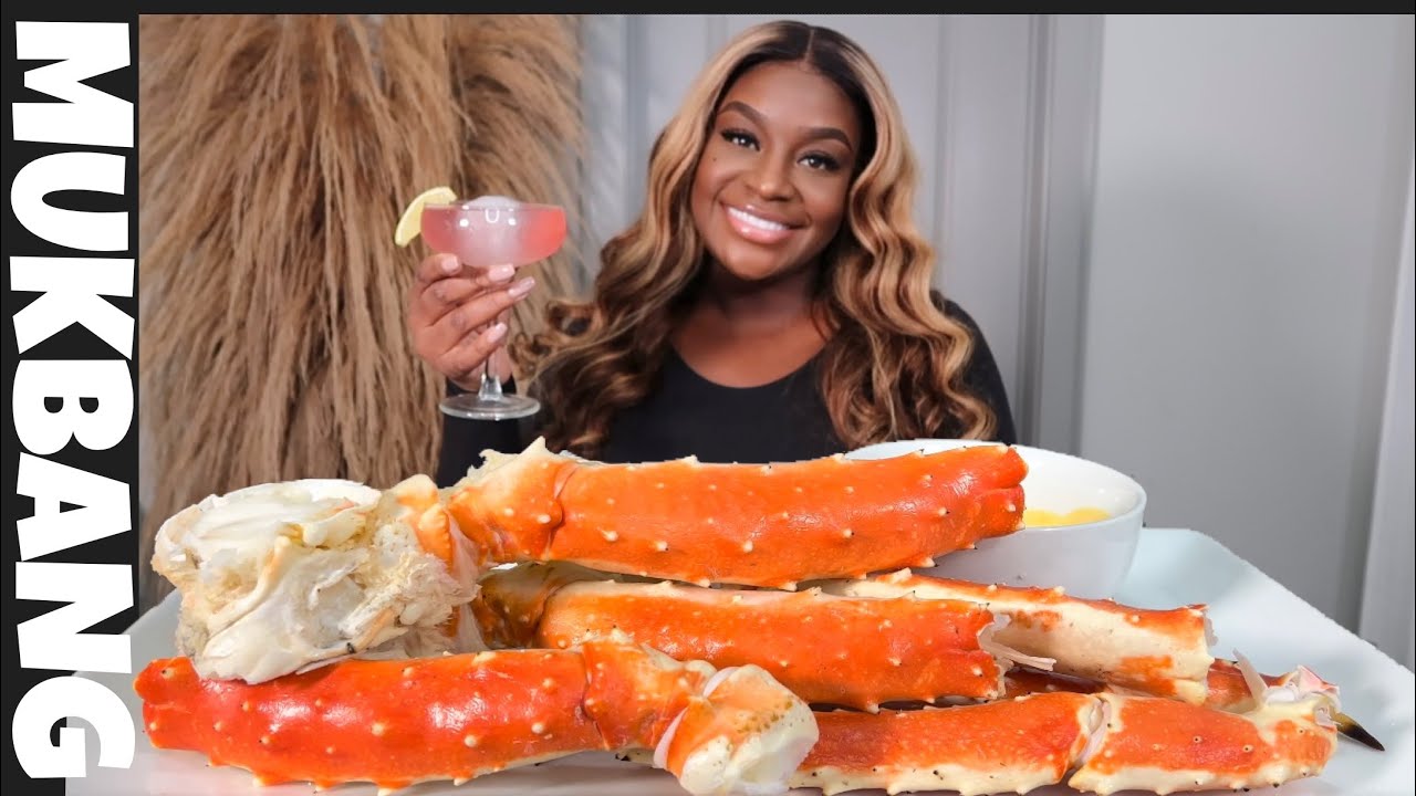 GIANT KING CRAB SEAFOOD BOIL MUKBANG + REVEALING MY NEW SMILE