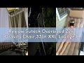 Review Suteck Oversized Zero Gravity Chair,33In XXL Lounge Chair w/Removable Cushion&Headrest, Recli
