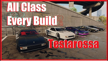 (B,A,A+,S,S+)  Ferrari Testarossa Coupe - ALL CLASSES BUILD - Need for Speed Unbound
