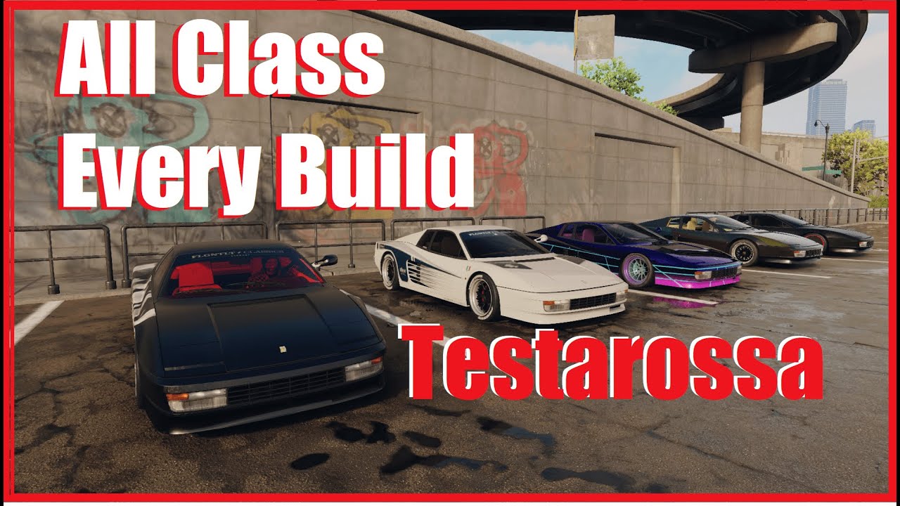 (B,A,A+,S,S+) Ferrari Testarossa Coupe - ALL CLASSES BUILD - Need for ...