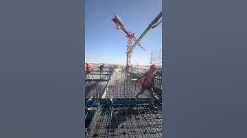 Concrete Pouring Process for Monolithic Building #ConcretePouring #BuildingProcess #ConcreteWork