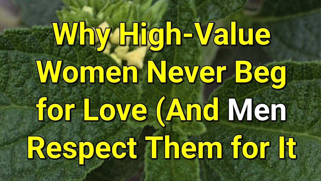 Why High-Value Women Never Beg for Love (And Men Respect Them for It...|Psychology Amazing Facts