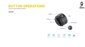 A10 Wi-Fi Mini HD Hidden Camera User Manual | Setup & Features Guide