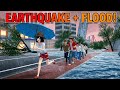From Calm Beach to Disaster Nightmare 🌧️🌊 | Earthquake &amp; Flood Survival Story | Sakura Simulator