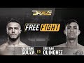 Free mma fight  cristiano souza vs cristian quinonez  brave cf 3