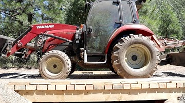 How To Build A Bridge Over A Creek For A Tractor 9