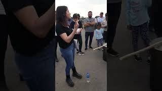 esto fue en fortín lavalle chaco.!! La llegada de la ministra pía..