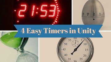 4 Easy ways to create Timers in Unity - in 2 minutes