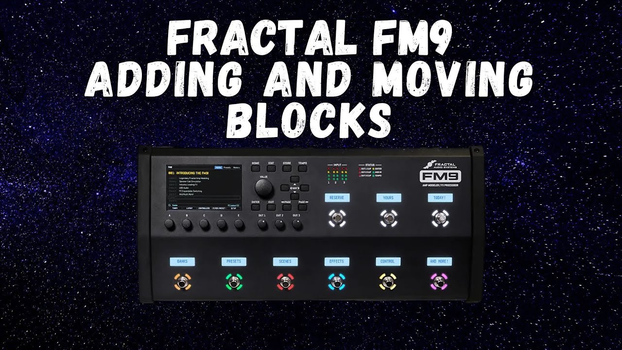 Adding and Moving Blocks on the Fractal FM9 - YouTube