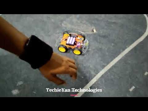 Gesture Controlled Car using hand band | Arduino project - YouTube