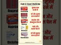 Top 5 Pain &amp; Fever Medicines | सबसे ज़्यादा उपयोगी दर्द और बुखार की दवाइयाँ | Health Tips #Viral 💊