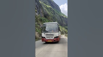 MSRTC MS Pari On Malshej Ghat Bus Chasing