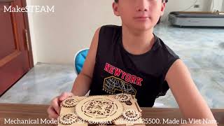 Painting machine : step 20 how to make |#stem#3dwoodenpuzzle #steam#educationaltoys #toys#gifts