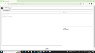 Online Code Compiler Project screenshot 5