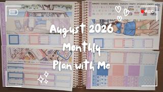 August 2026 Monthly Plan with Me (Bella Planella Prints)