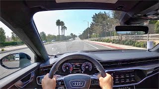2020 Audi S6 Prestige S Sport POV Test Drive (3D Audio)(ASMR)