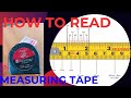 how to read measurement tape @civil_2_site