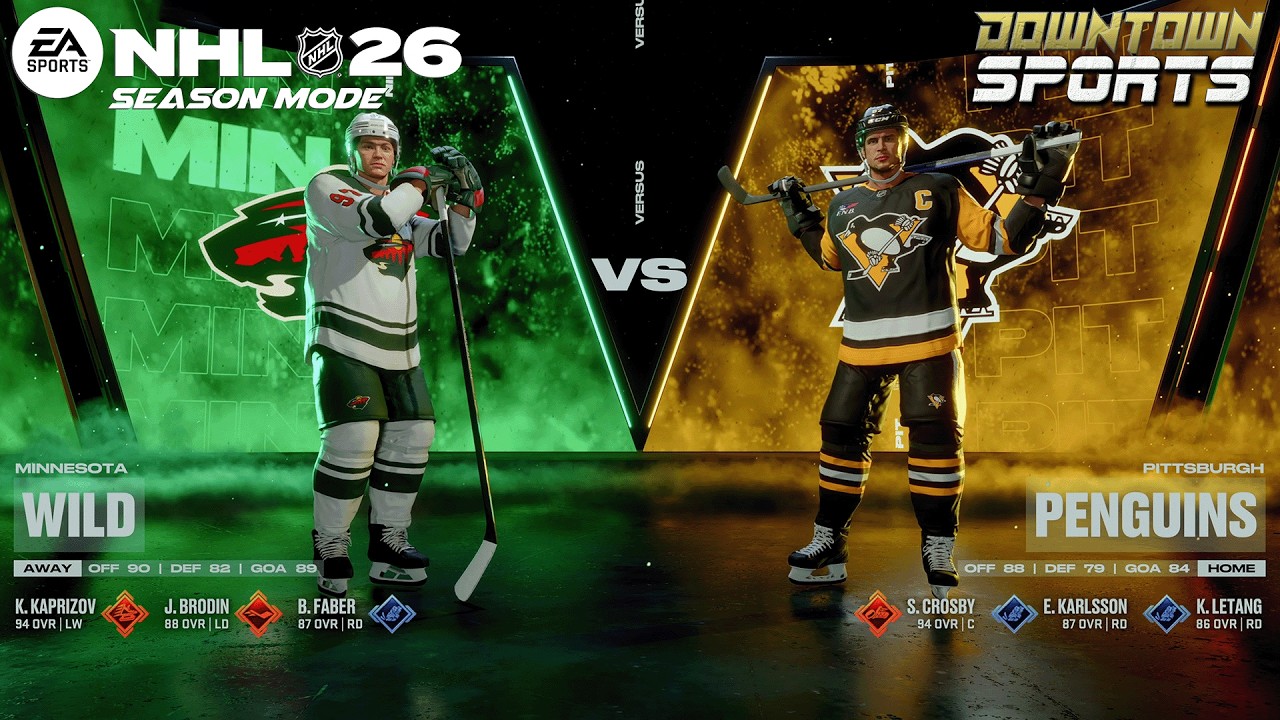 Wild @ Penguins | 11.21.2025 | NHL 26 Season