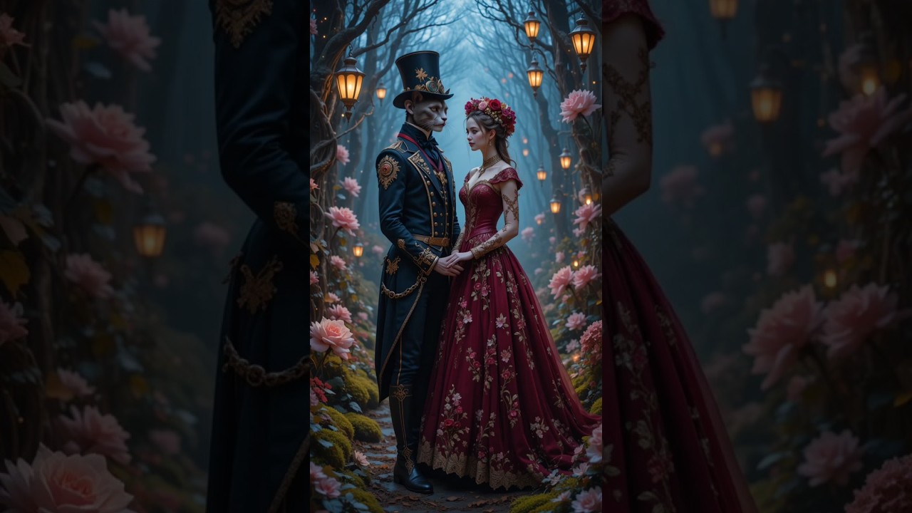 cute cat couple enjoying their beautiful days