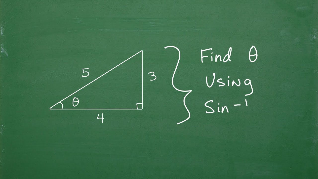 Let’s Solve For The Angle Using SINE….Step-by-Step….