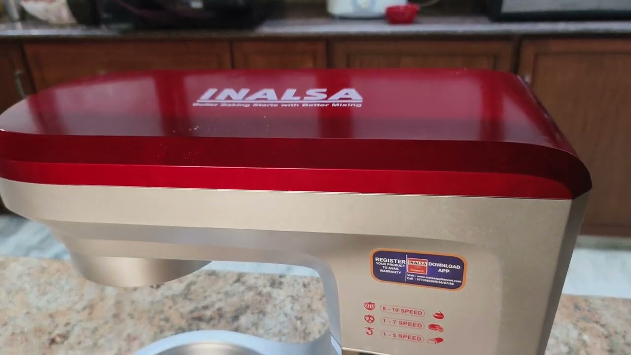 Unboxing  and reviewing INALSA ESPERTO professional stand mixer