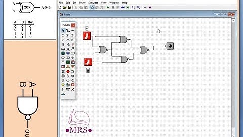 XOR GATE USING NAND GATE ONLY|| MULTIMEDIA LOGIC||MRS PRIME