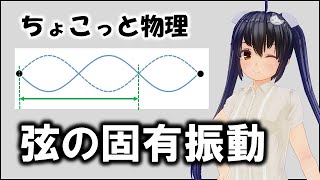 ちょこっと物理063【弦の固有振動】物理基礎