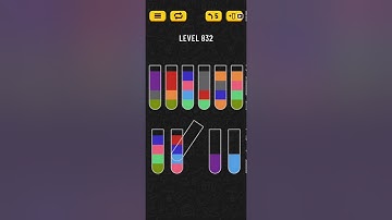 Water Sort Puzzle Level 832 Walkthrough Solution Android/iOS 💦
