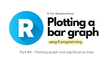 R programming for biological data analysis | Plotting a bar graph with p-values | Part-4