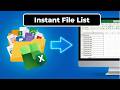 Command Prompt vs. Power Query: Best Way to List Files in Excel? thumbnail