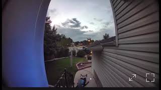 Delivery driver knocks himself out idiot alarm