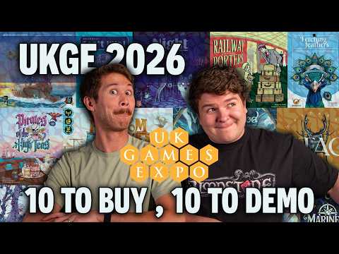 UKGE 2026: Top 10 Games to Try and Top 10 to Bring Home