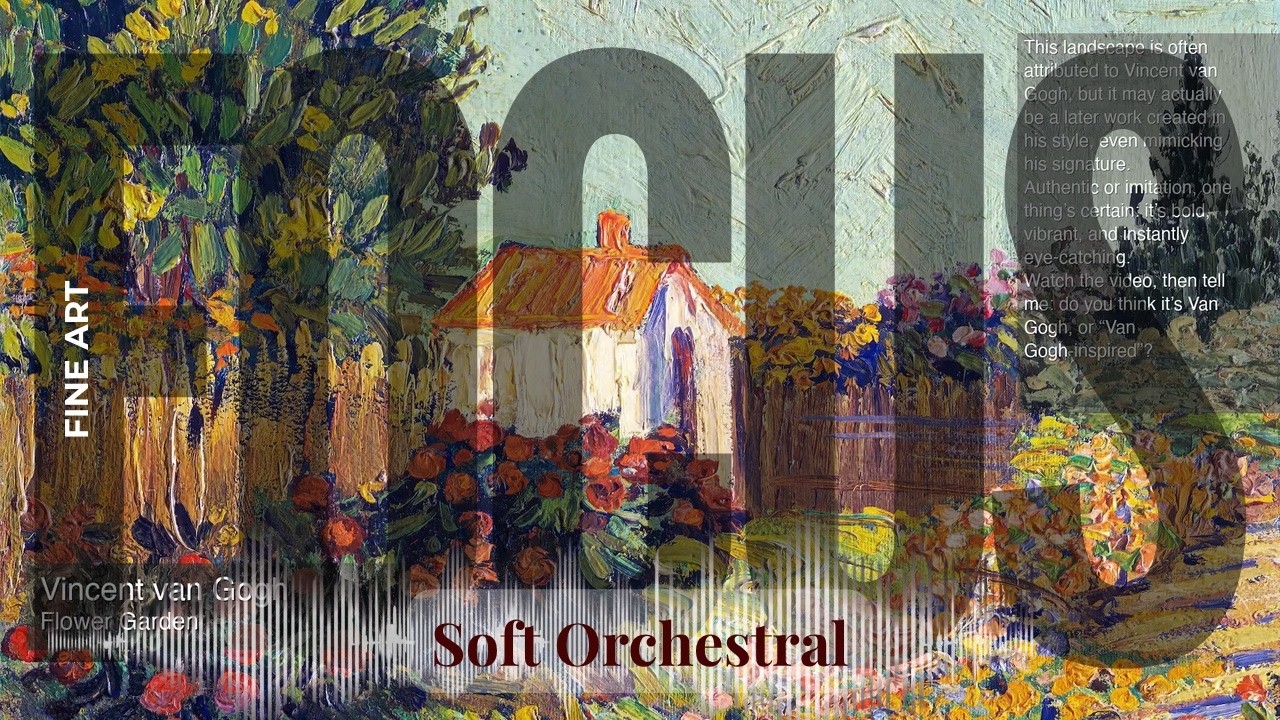 Focus - Soft Orchestral with Fine Art | van Gogh · Flower Garden & others