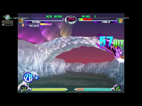 MvC2: Matt D - Cable (10%) 1v3 Comeback vs MSP (110%) [Romneto] .:6.24.25:.