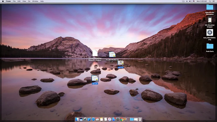 How to create iOS push certificates, distribution certificates and provisioning profile