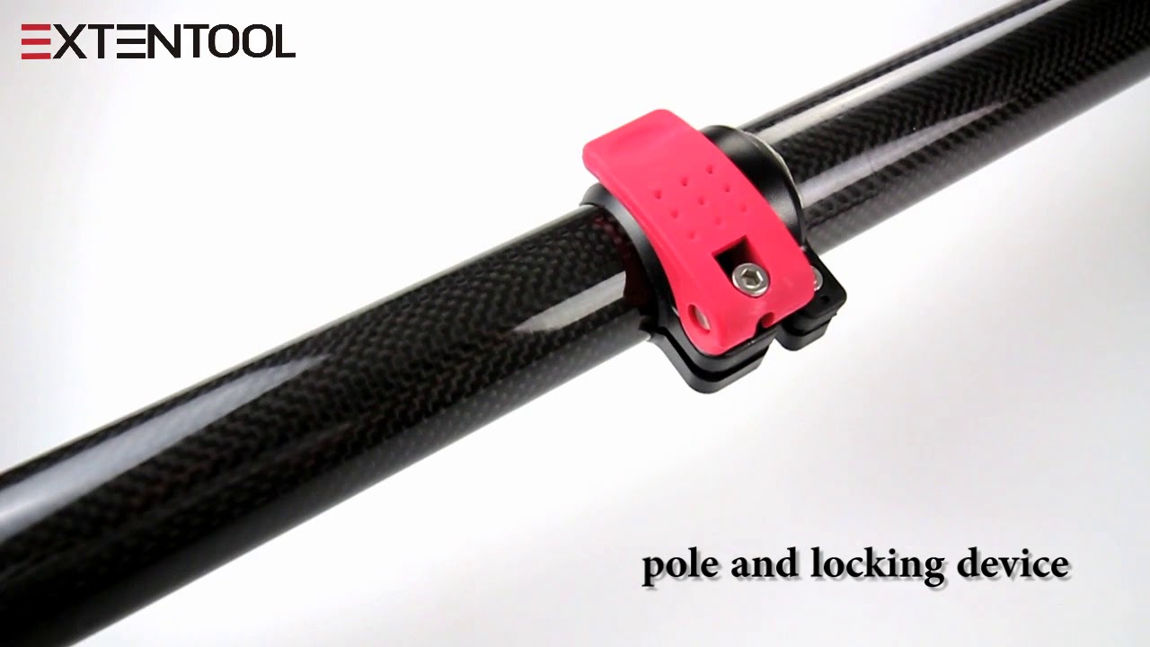 3K 100% carbon fiber telescopic pole for window cleaning
