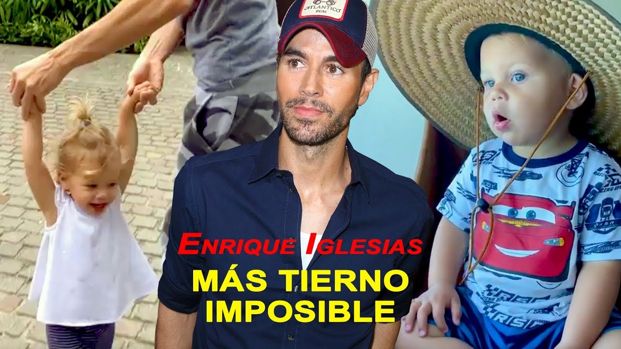 Más tierno imposible: Enrique Iglesias bailando y cantando con sus gemelitos