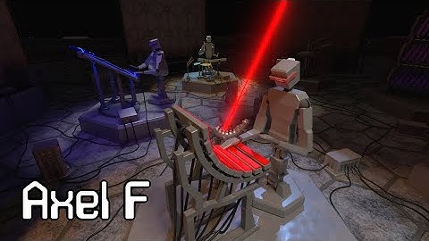 Robot Band Plays "Axel F"