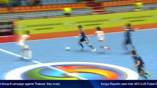 M02 - Tajikistan vs Japan - AFC U-20 Futsal Championship - IR Iran 2019